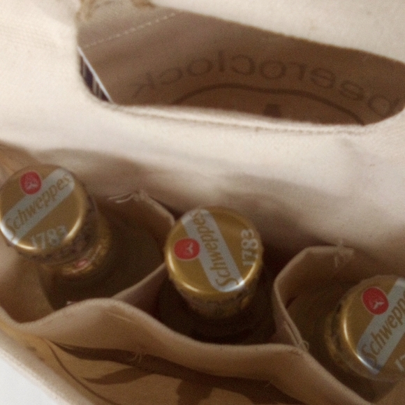 Beer Enjoy Empty Repeat Upcycled Canvas 6pk Beer Caddy Carrier - Picture 5 of 5